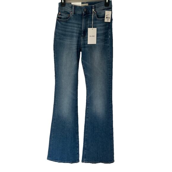 DL1961 Bridget Boot High Rise Instasculpt 33" Jeans Island Park Size 28 - Picture 1 of 8